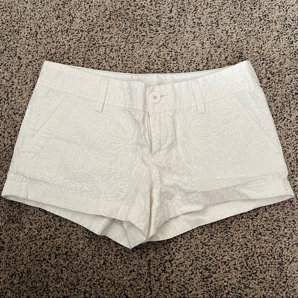 Lilly Pulitzer Walsh Short White Floral